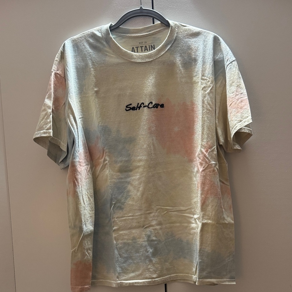 URBN Self-Care embroidered Tie-Dye T-Shirt